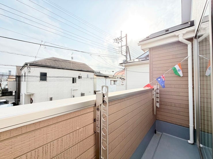 ◎バルコニー(2/24撮影)
南向きのバルコニーは日当たりも良く、洗濯物も気持ち良く干せそうです。