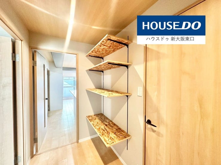 フローリングと建具の色は併せてあるので統一感があります。