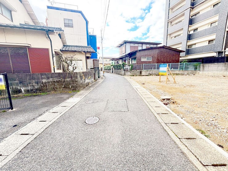 ◆苅田町京町売土地◆建築条件なし◆更地渡し◆小学校まで徒歩8分◆プロパンガス◆上水道◆下水道