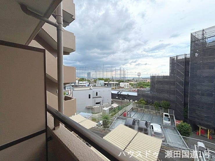 バルコニーからの眺望です。