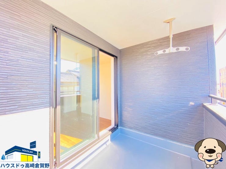 陽当たりの良いバルコニーで毎日快適です。