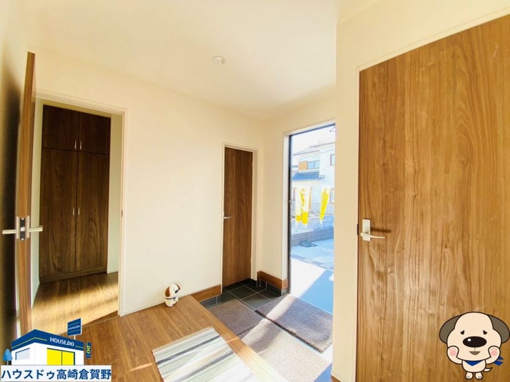 混み合わない広い玄関は、家族の笑顔の証!気持ちよく出かけられます♪