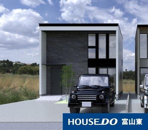 【外観】
≪売主セレクト家具付き物件≫四角いシルエットに縦窓が映える、スタイリッシュな外観!