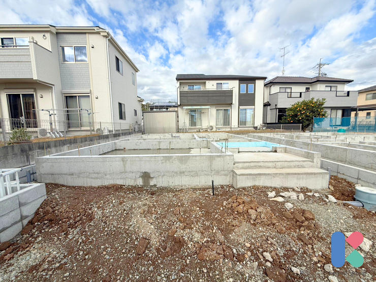 【外観】
基礎工事中♪現地確認をご希望の際はお問い合わせください!