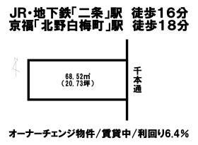京都市上京区千本通仁和寺街道下る百万遍町