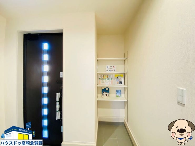 ベビーカーやゴルフバッグも隠せる!趣味を諦めない広々クローゼット!