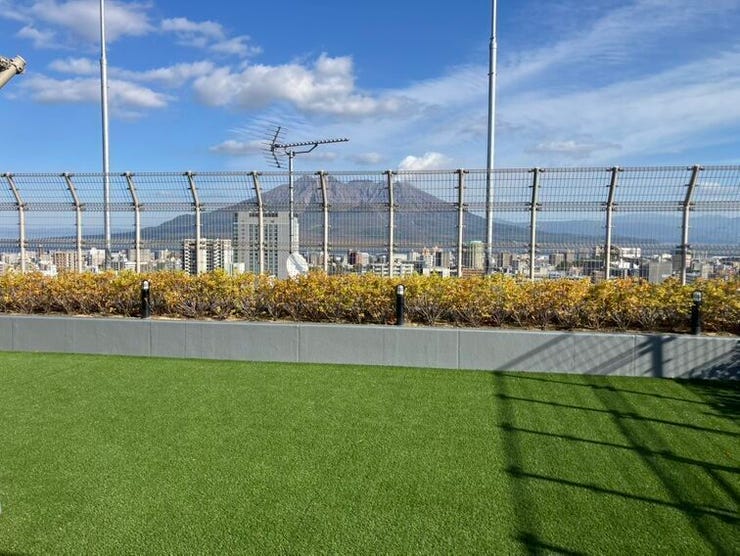 スカイデッキ(屋上)自由に使えます!