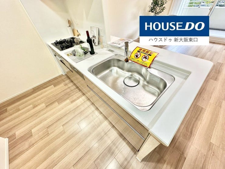 【新調】
システムキッチンには食洗器内臓型です。