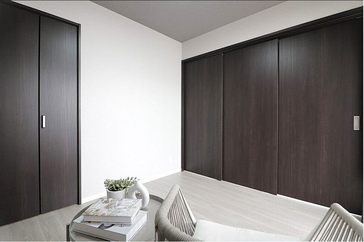 ウォークインクローゼットがある5帖の子供部屋です。