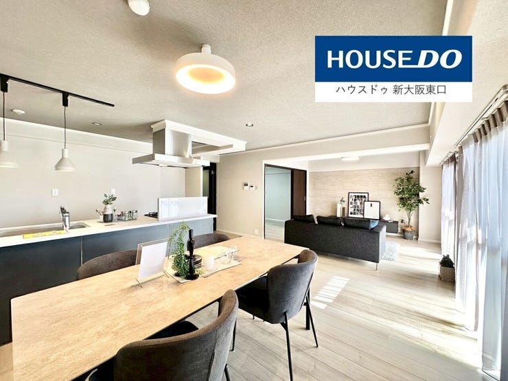 大きなテーブルを置いて頂いても、ゆったり
家族での暮らしが浮かぶようです。