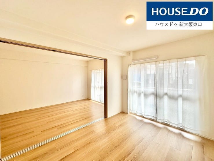 振り分けタイプのため、たくさんの日の光が入ります。