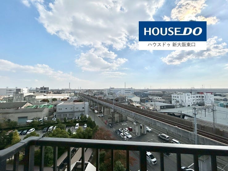 バルコニーからの眺望です。