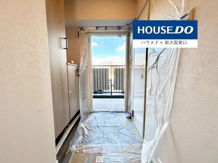 シューズインクロークがある玄関
(リフォーム前です)