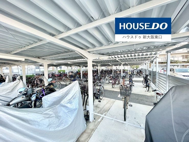 敷地内の駐輪場です。