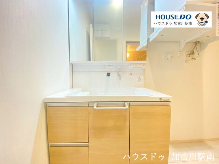 使いやすさと美しさを兼ね備えた洗面空間です♪