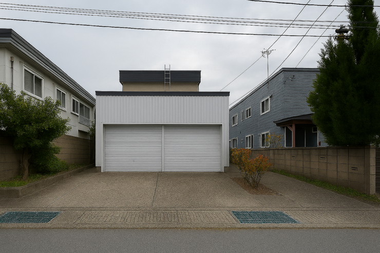 車庫2台青空2台、計4台駐車可能