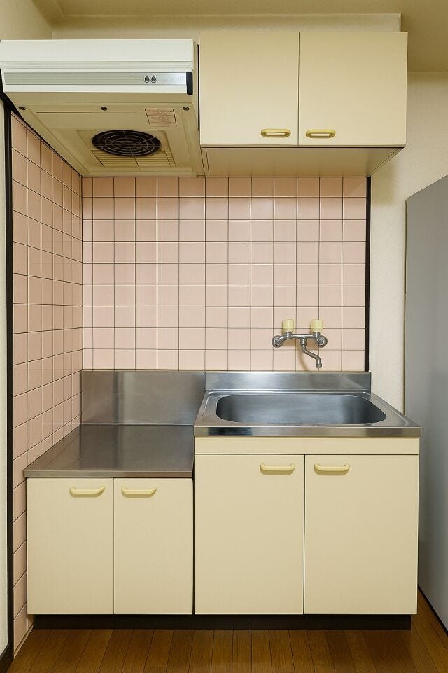 1階部分キッチン
※家具消しの修正をしています。