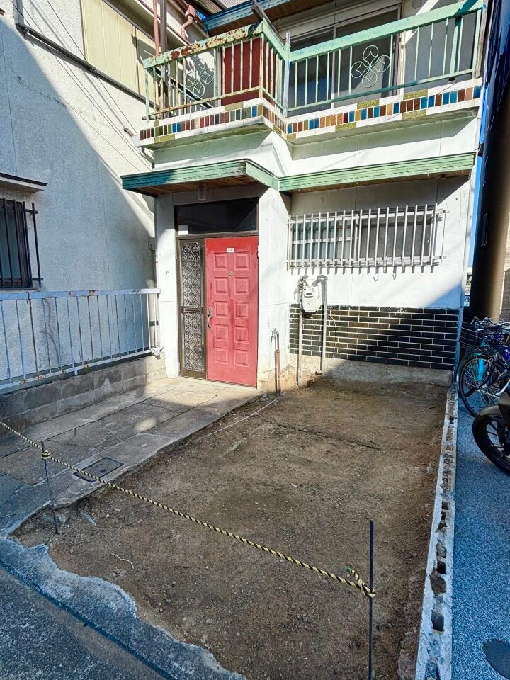 現在外構工事中です!