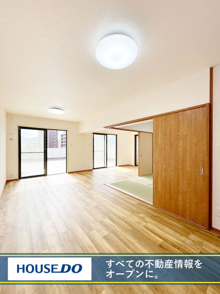 【2025年9月リフォーム完了】2面バルコニー♪バルコニー面積約61㎡♪ペット相談可♪角部屋♪