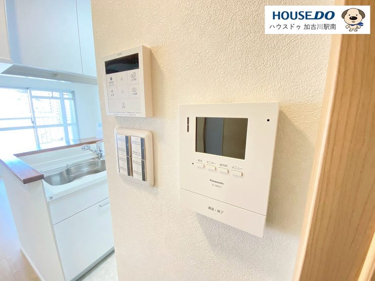 モニター付きインターフォンです