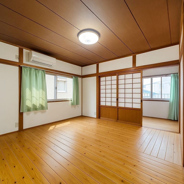 和の雰囲気のあるお部屋♪
※家具消しの修正をしております。