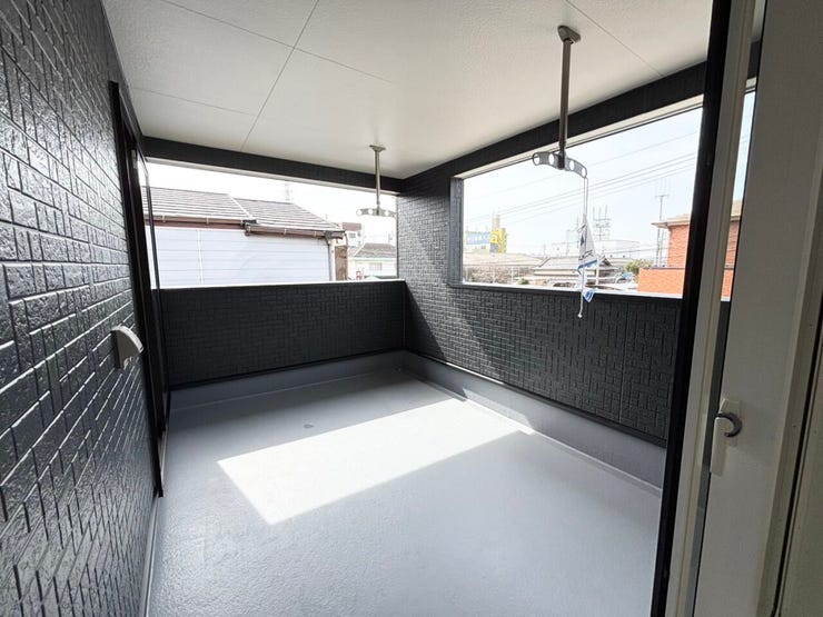 急な雨でも安心なインナーバルコニー♪