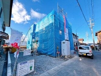 2026年1月完成予定です☆
前面道路幅約3.7mになります。