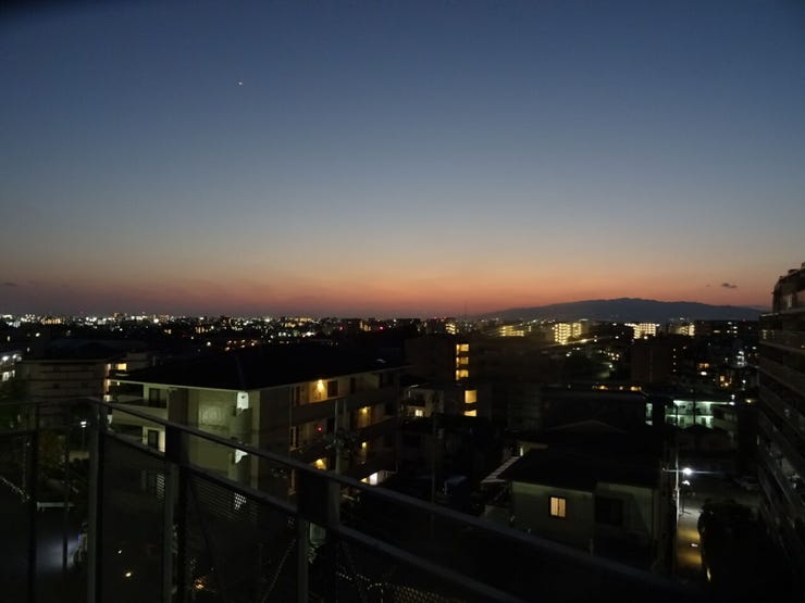 心落ち着く夜景。