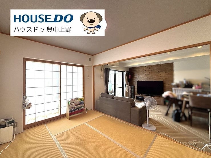 【和室】
LDKと隣接する和室を合わせて約18.9帖と広々した室内♪リフォームやリペアのご相談も大歓迎です★