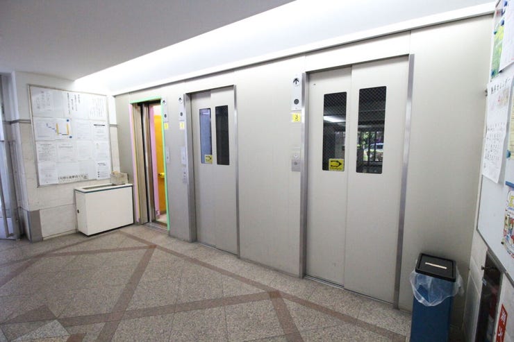 エレベーター完備のため荷物が多くなっても安心です!