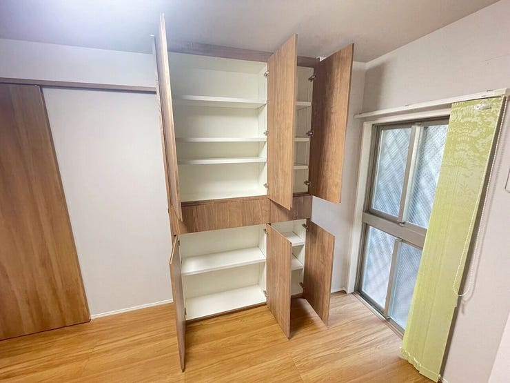 嬉しい収納棚あり!