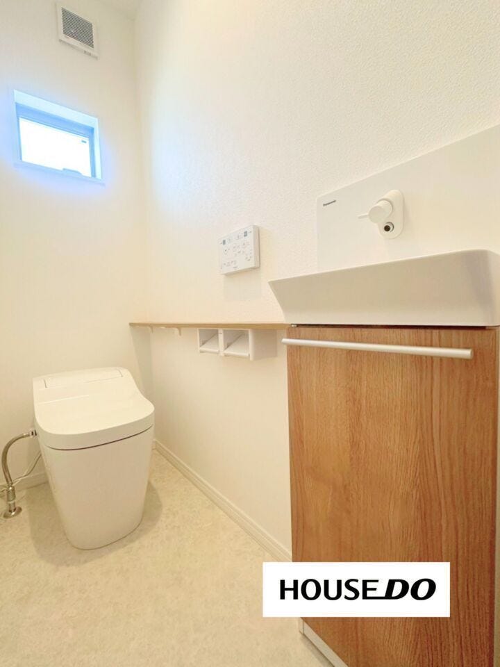 手洗い器付きのトイレ!来客が多い方には嬉しいですよね♪