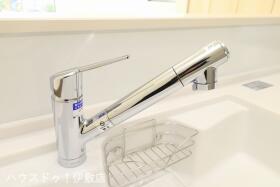 【浄水器一体型水栓（同仕様写真）】
安全で安心したお水がでてくるので、小さなお子様がいるご家庭にも安心でおいしい水がいただけます。