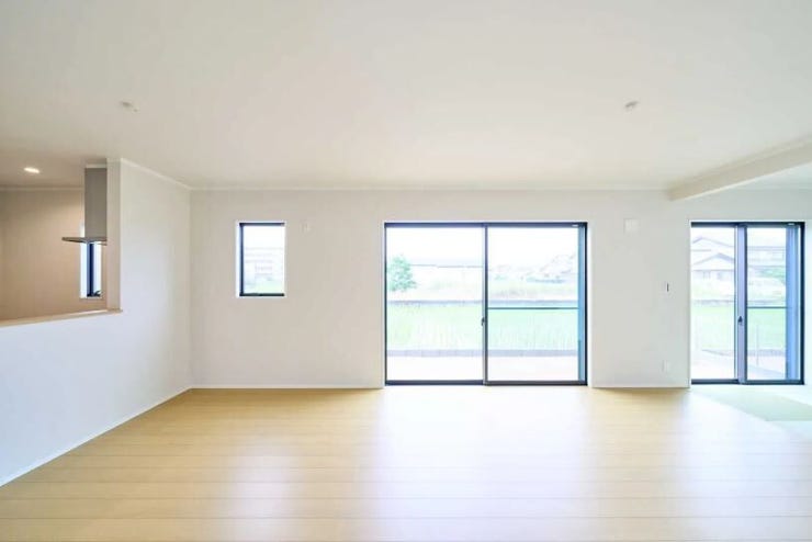 家族がみんなが集まってもゆったり寛げるリビングです。