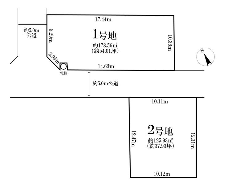 【外観】
◎区画図:1号地