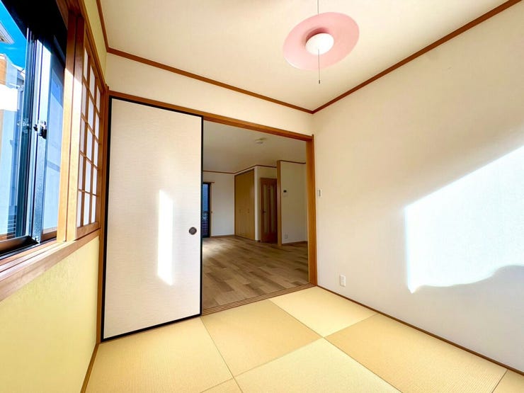 今流行りの琉球畳がとてもオシャレです