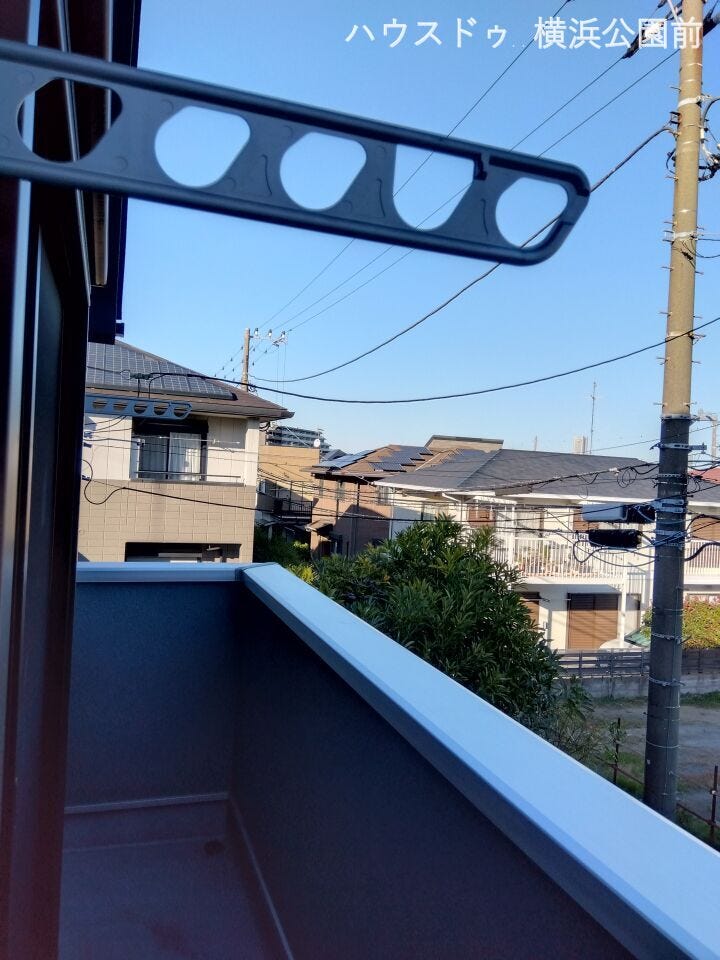 東側バルコニーです。