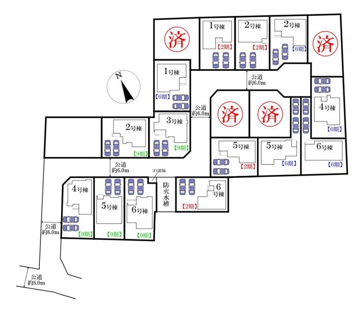 ◎全体区画図:9-2号棟