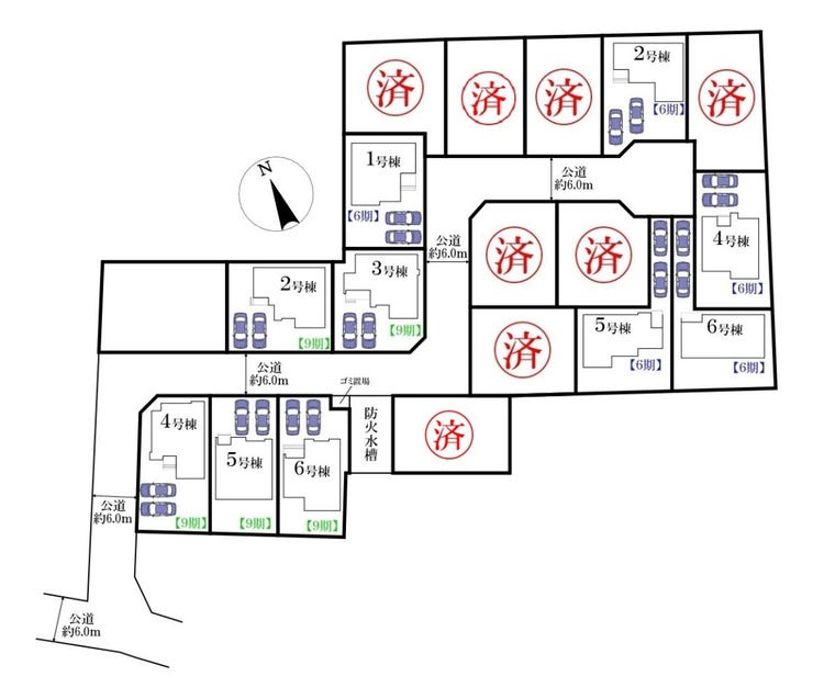 ◎全体区画図:9-4号棟