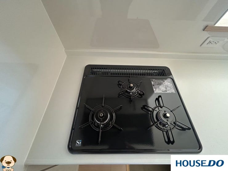 3口コンロで効率よくお料理ができます♪