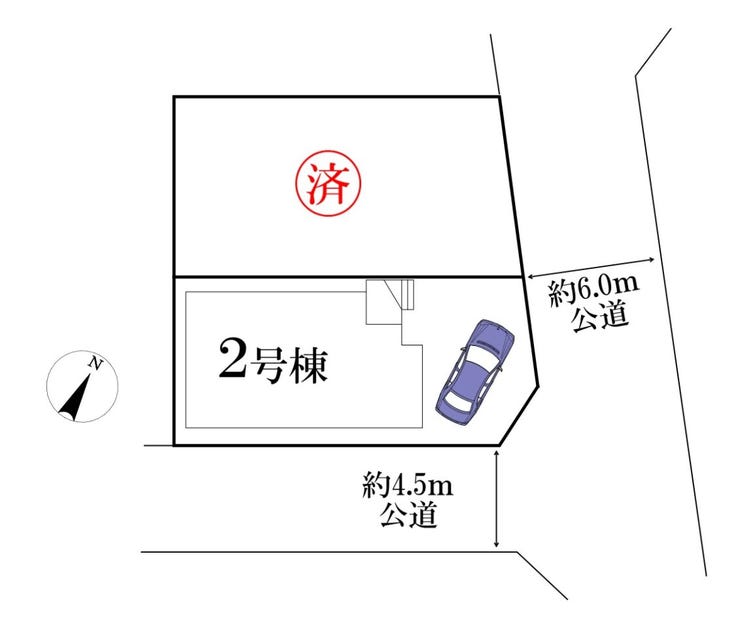 ◎区画図:2号棟