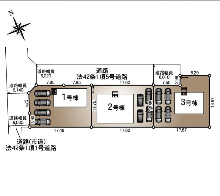 3号棟です!
駐車4台可能です!