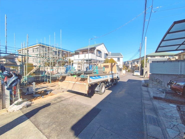 ◎前面道路(1/23撮影)