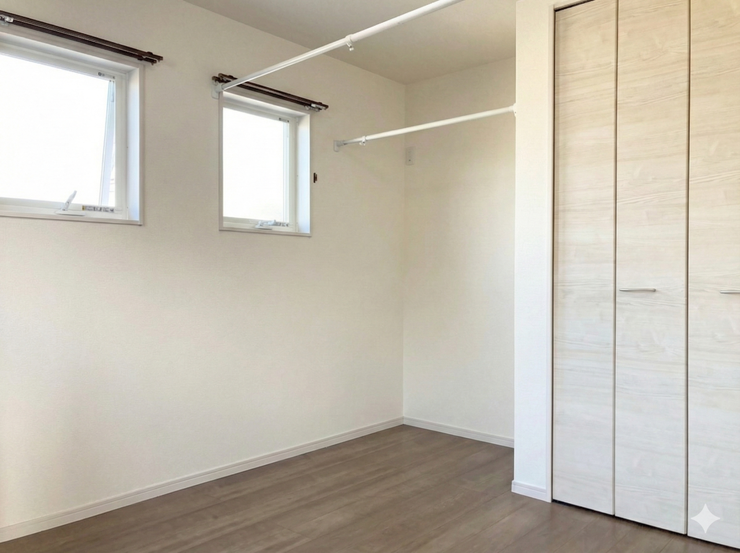 2F 洋室5.44帖
※こちらの写真は家具消し等の加工を行っております。