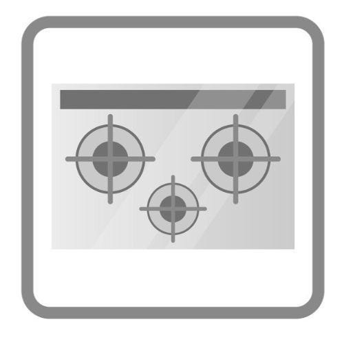 三口コンロは大人数分の料理を手早く準備する際に便利です。大家族の方やパーティーやイベントのときにも活躍します。