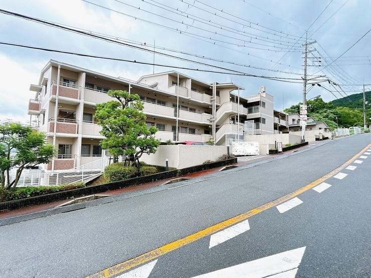 広々とした前道で車の出し入れもスムーズにできます。