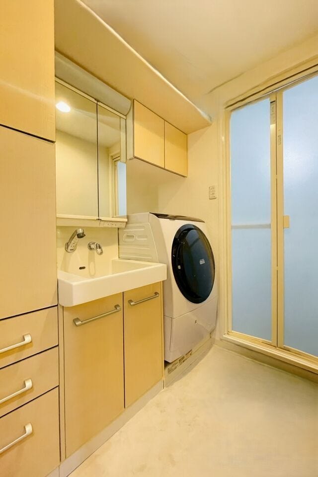 収納スペースもたくさんあるのが嬉しい脱衣洗面★
※家具消しの修正をしております。