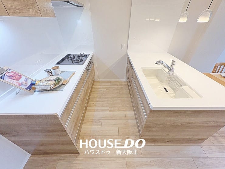 ■収納力豊富なII型キッチン!
■作業動線が短いので家事の時短もできちゃいます♪