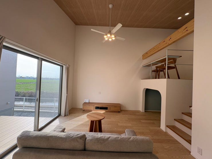 勾配天井や見せ梁などおしゃれな内装が暮らしを楽しくしてくれます!