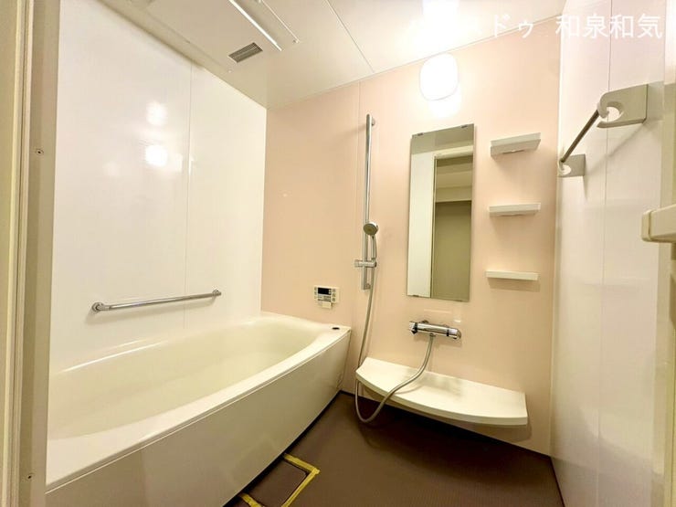 一日の疲れを癒す、快適なバスルーム